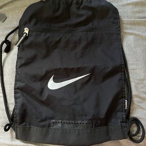 Black Nike Drawstring Bag